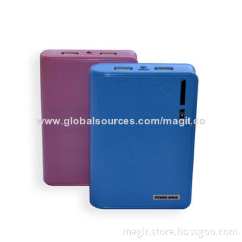 Dual-USB Power Banks Supplier with 8,000/8,800/10,400mAh Capacity